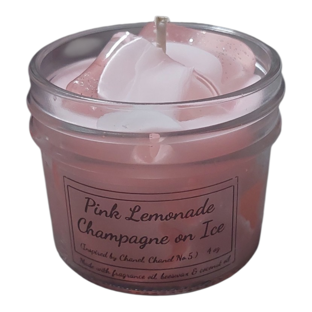 Pink Lemondae Champagne on Ice Candle (Inspired by Chanel No. 5, by Chanel)