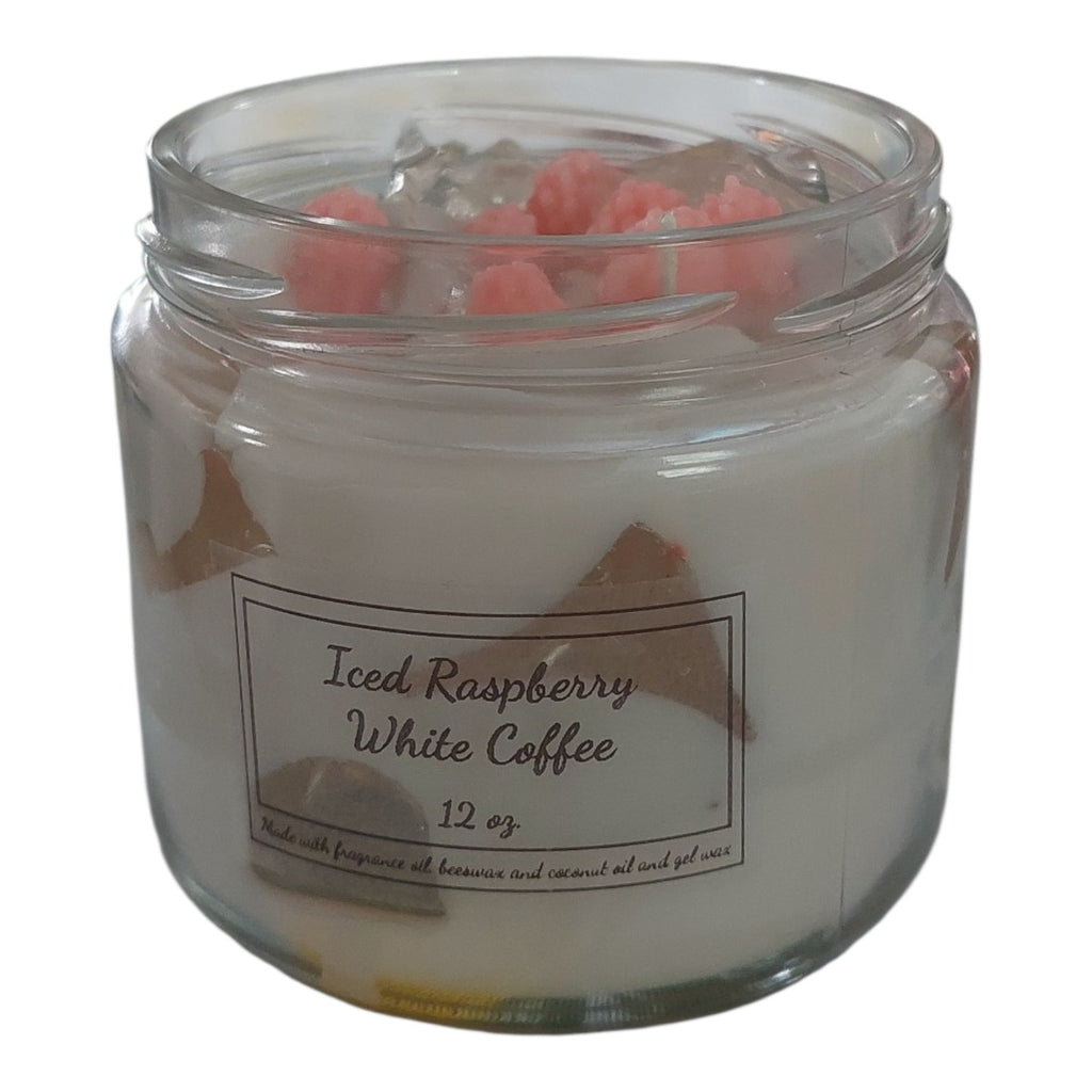 Iced Raspberry White Coffee Candle