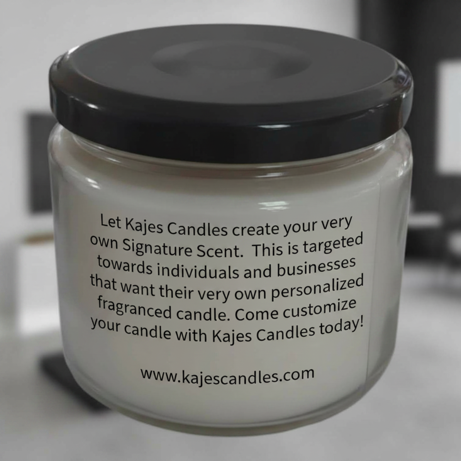 Signature Customized Candle (4 oz., 8 oz., or 12 oz.)